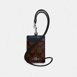 COACH ID LANYARD IN SIGNATURE CANVAS